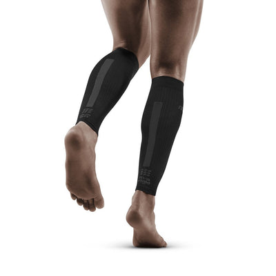 Compression Calf Sleeves 3.0, Men, Black/Dark Grey - Back View