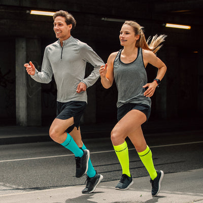 Neon Tall Compression Socks, Women