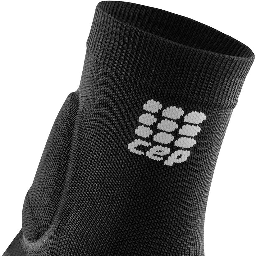 Αχιλλέας υποστήριξη κοντές κάλτσες, ανδρικές, μαύρες, λεπτομέρεια