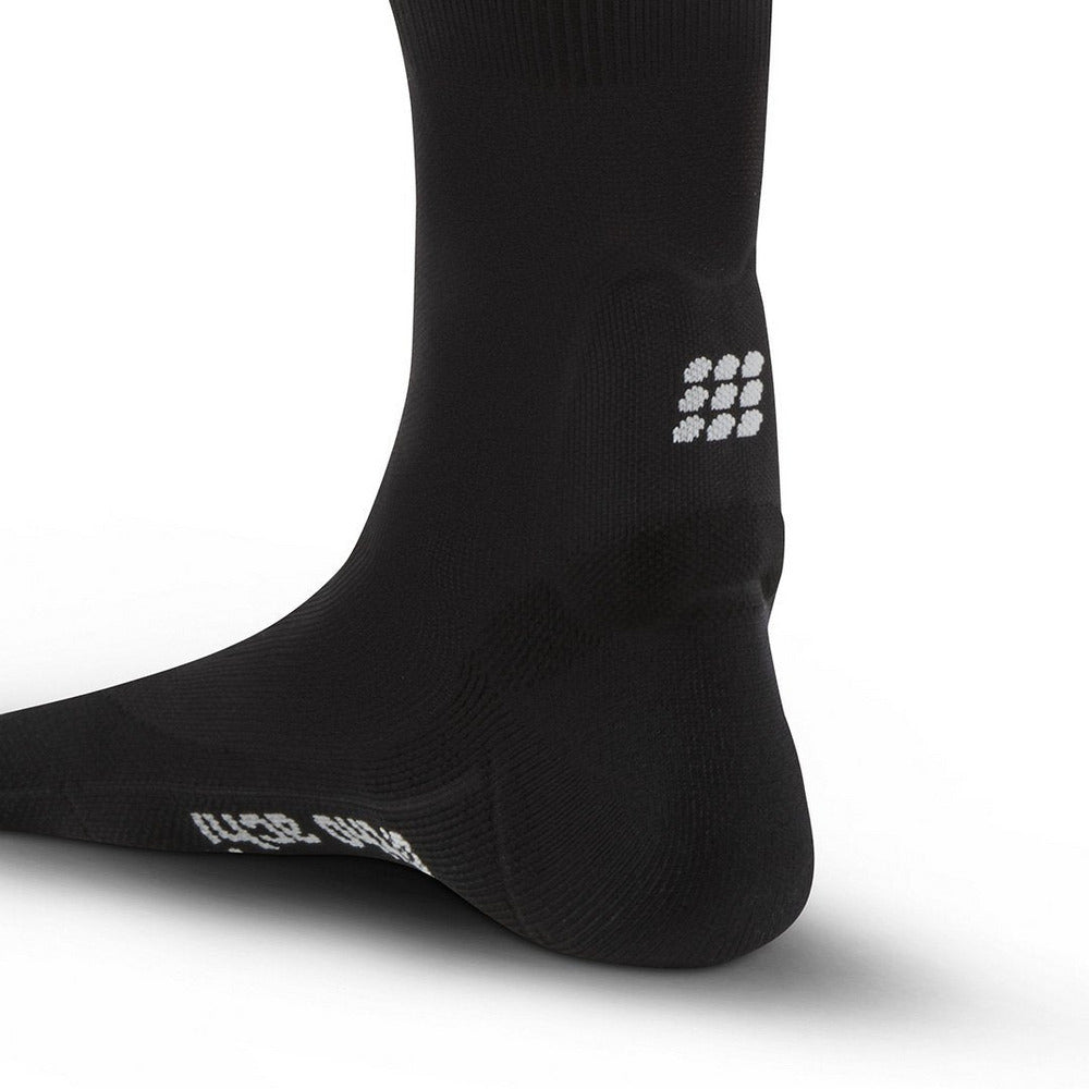 Achilles Support Short Socks, Men, Black, Back View