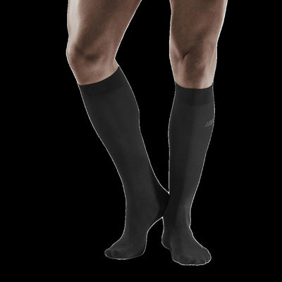 Commuter Tall Compression Socks, Men, Black