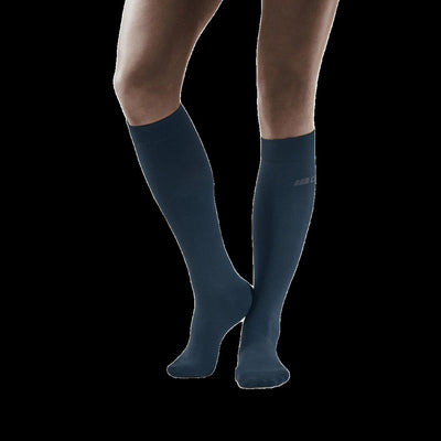 Commuter Tall Compression Socks, Women, Dark Blue