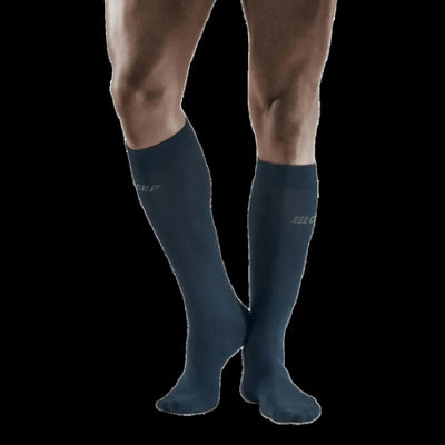 Commuter Tall Compression Socks, Men, Dark Blue