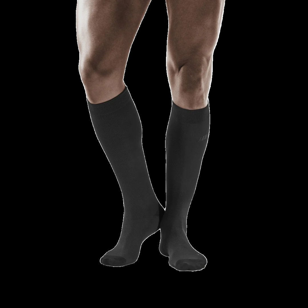 Commuter Tall Compression Socks, Men, Dark Grey