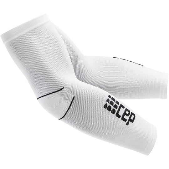 Compression Arm Sleeves, White/Black, Side View