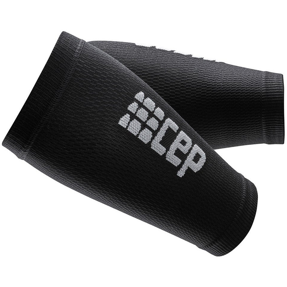 Compression Forearm Sleeves, Black/Grey, Side View