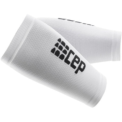 Compression Forearm Sleeves, White/Black, Side View