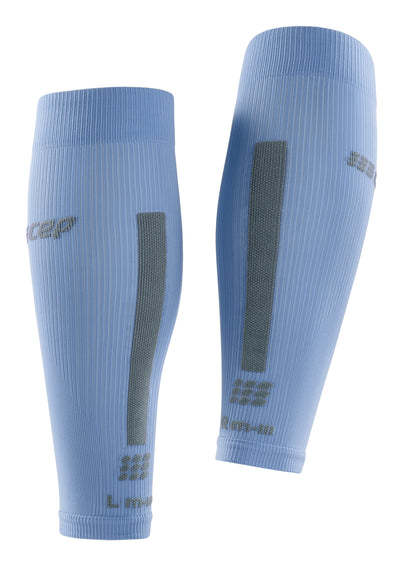 Compression Calf Sleeves 3.0, Women, Sky/Grey, Back View