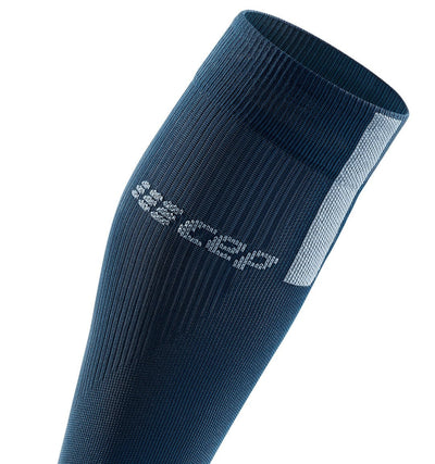 Compression Calf Sleeves 3.0, Women, Blue/Grey, Logo Detail