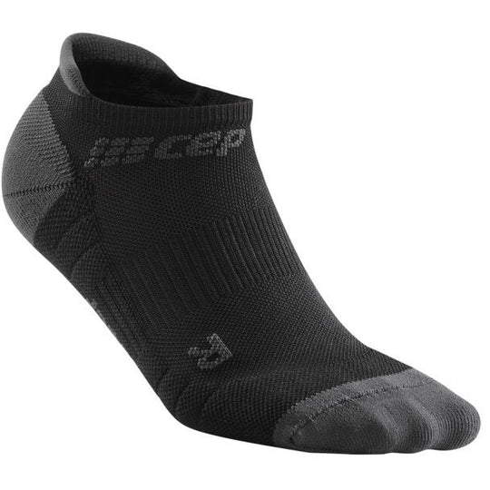 No Show Compression Socks 3.0, Women, Black/Dark Grey, Front View