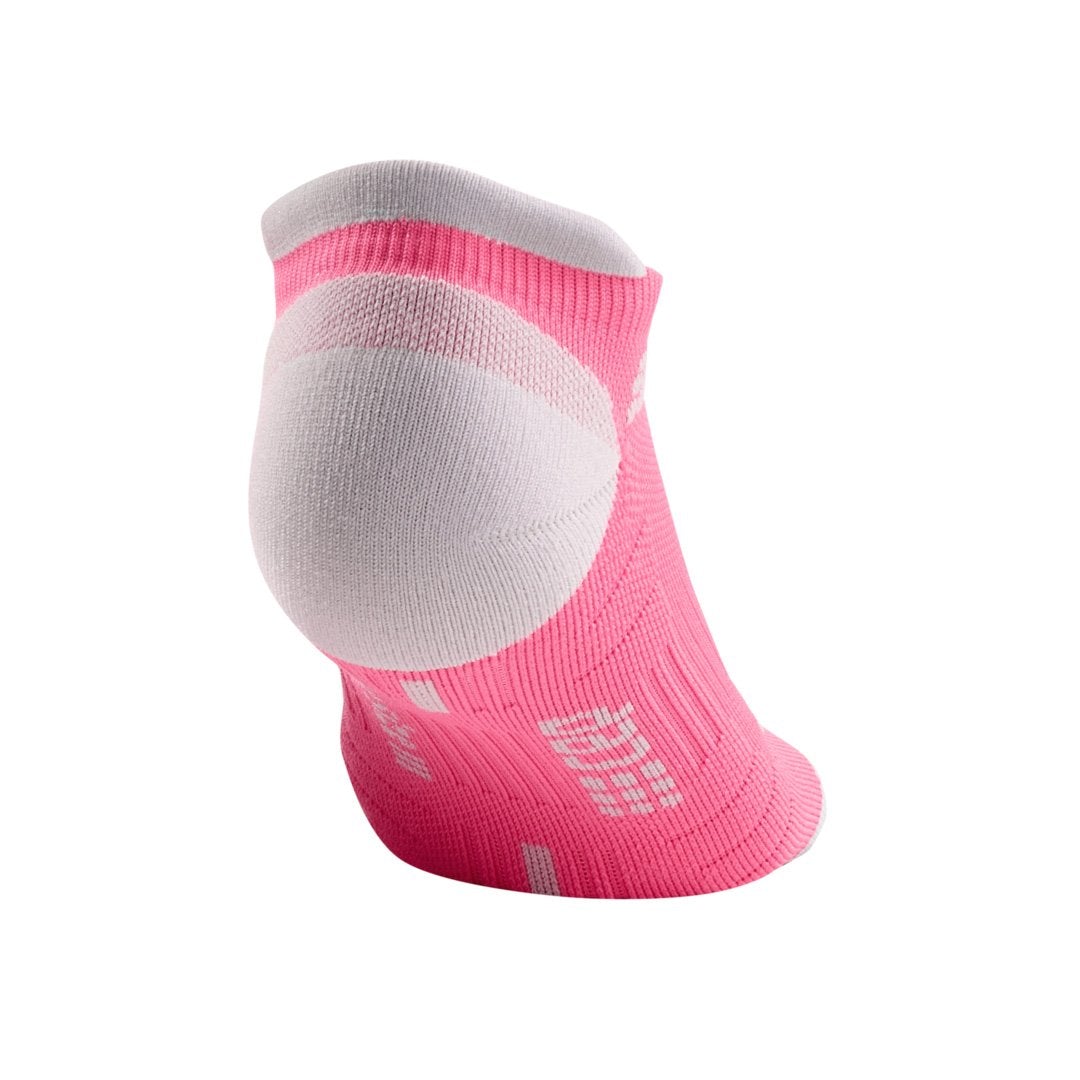 Calcetines de compresión No show 3.0, mujer, rosa/gris claro, vista posterior