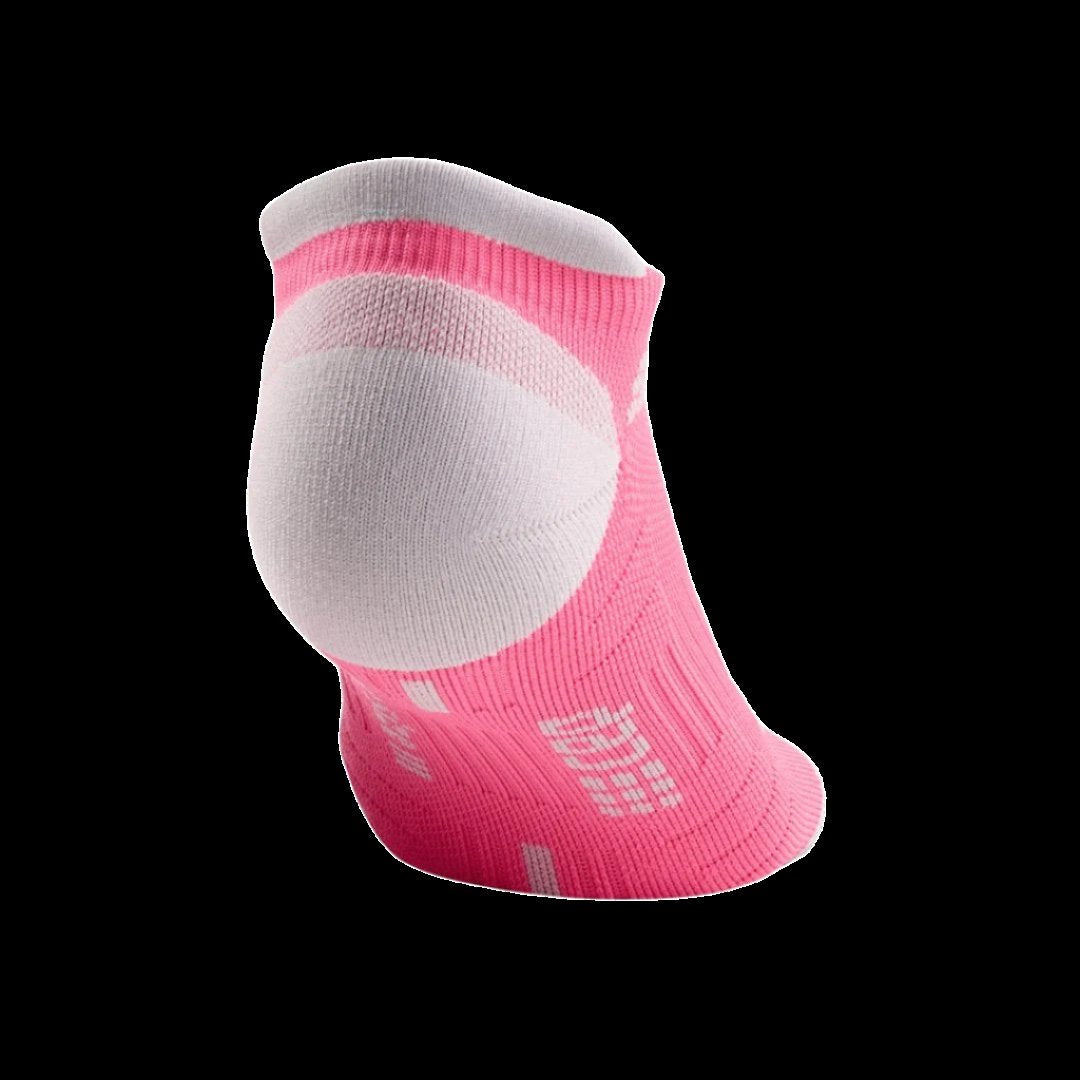 No Show Compression Socks 3.0, Women, Rose/Light Grey, Back View