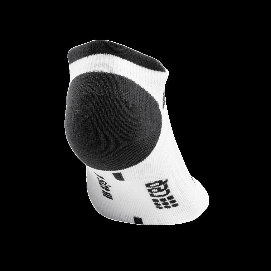 No Show Compression Socks 3.0, Women, White/Dark Grey, Back View