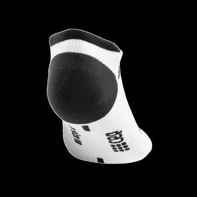 No Show Compression Socks 3.0, Women, White/Dark Grey, Back View