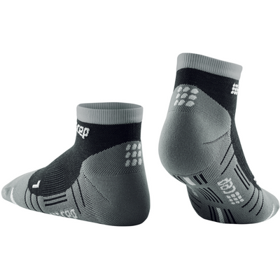Hiking Light Merino Low Cut Compression Socks, Women, Stonegrey/Grey, Back View