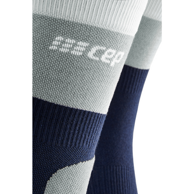 Hiking Light Merino Mid Cut Compression Socks, Women, Marineblue/Grey, Detail