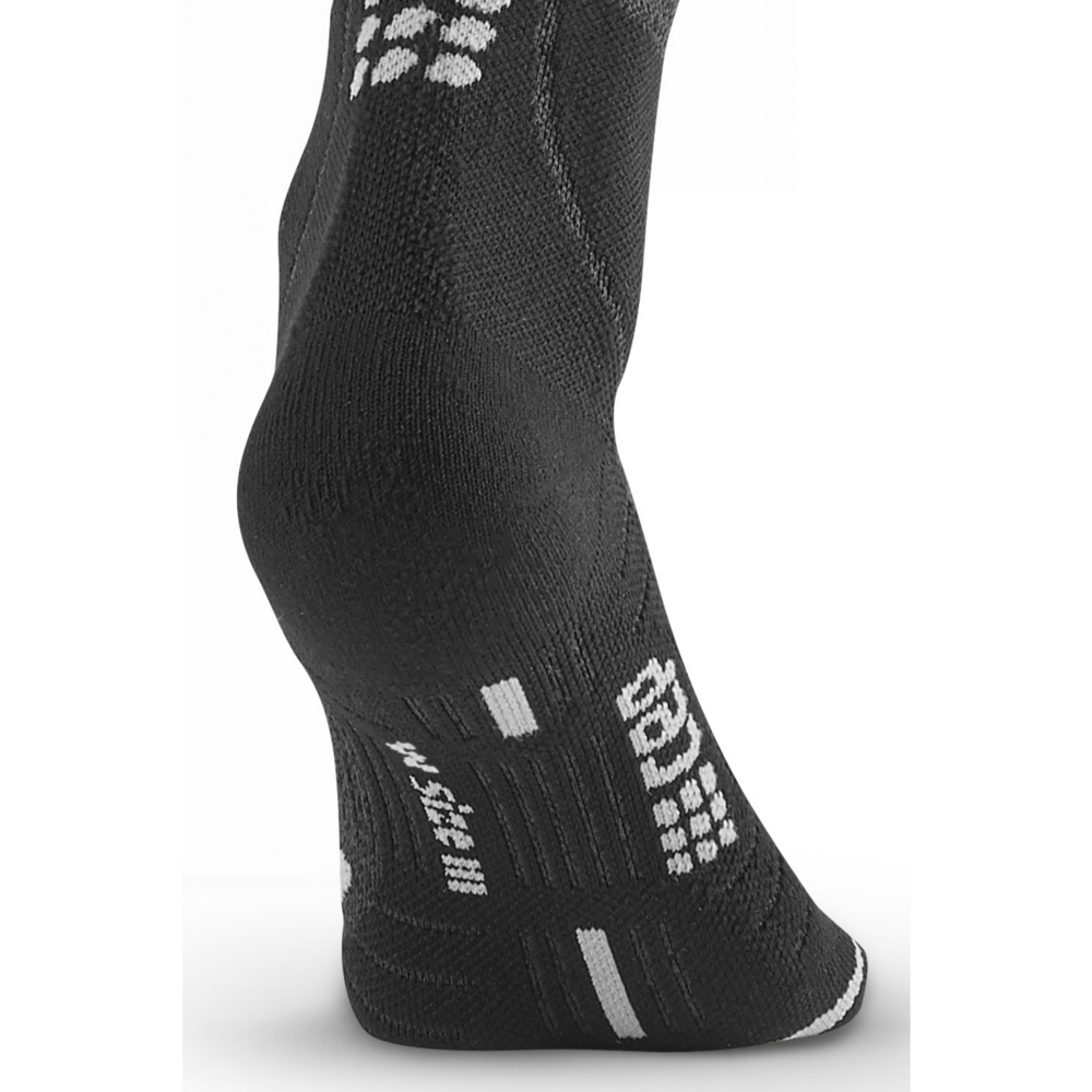 Hiking Merino Mid Cut Compression Socks, Women, Stonegrey/Grey, Foot Detail