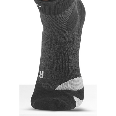Hiking Merino Mid Cut Compression Socks, Men, Stonegrey/Grey, Front Detail