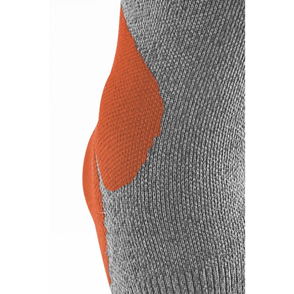 Hiking Merino Tall Compression Socks, Women, Sunset/Grey, Cloth Detail