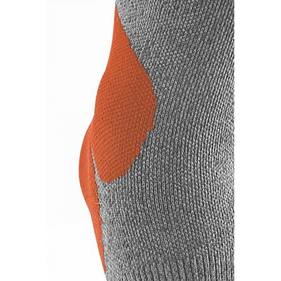 Hiking Merino Tall Compression Socks, Women, Sunset/Grey, Cloth Detail