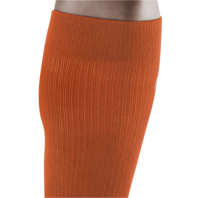 Hiking Merino Tall Compression Socks, Women, Sunset/Grey, Top Detail