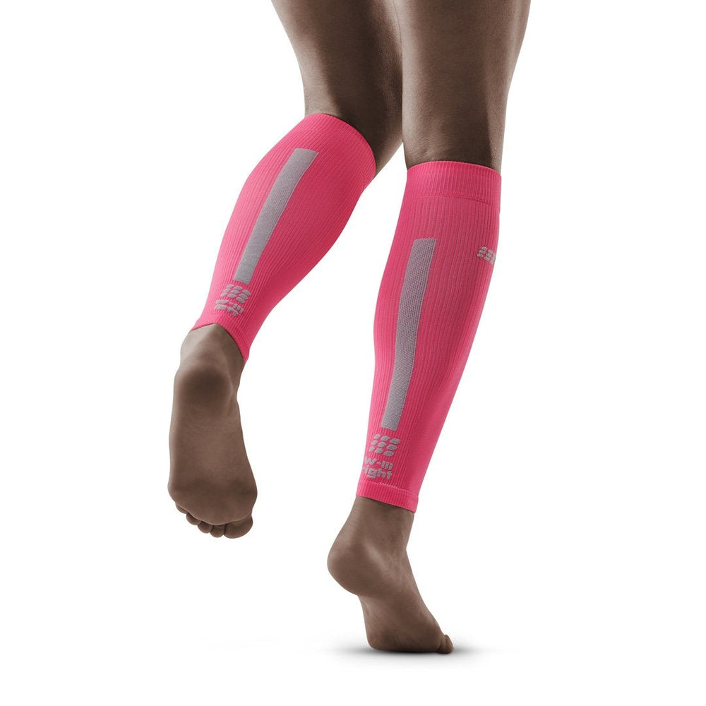 Compression Calf Sleeves 3.0, Women, Rose/Light Grey, Back View