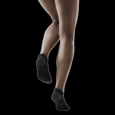 No Show Compression Socks 3.0, Women, Black/Dark Grey, Back View Model