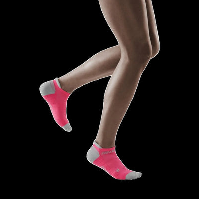No Show Compression Socks 3.0, Women, Rose/Light Grey