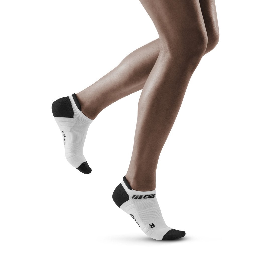No show κάλτσες συμπίεσης 3.0, γυναικείες, λευκό/σκούρο γκρι