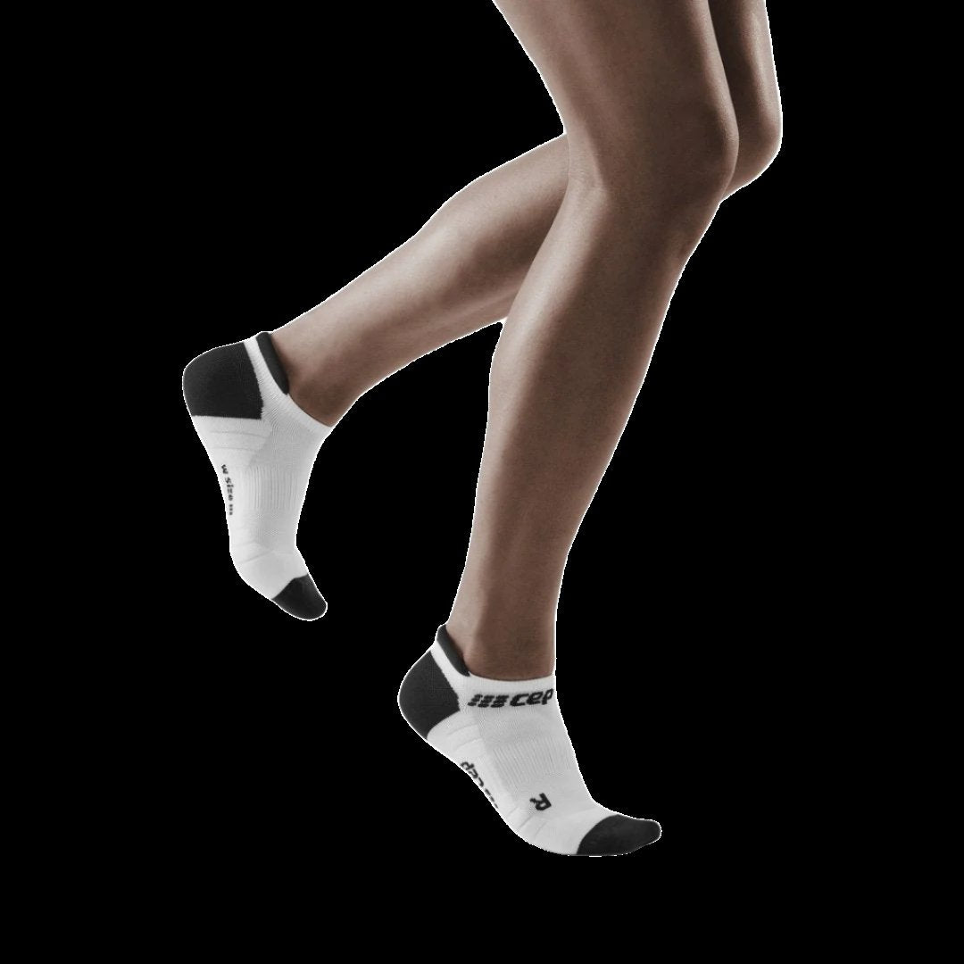 No Show Compression Socks 3.0, Women, White/Dark Grey