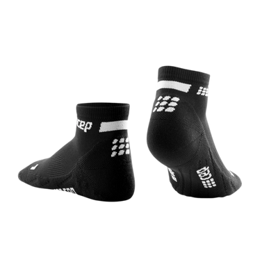 The Run Low Cut Socks 4.0, Men, Black, Back View