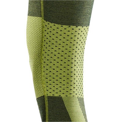 Ski Touring 3/4 Base Tights, Men, Green - Back Detail