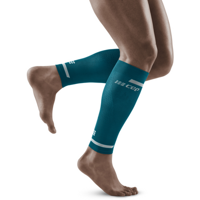 The Run Calf Sleeves 4.0, Men, Petrol
