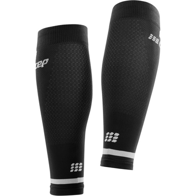 The Run Calf Sleeves 4.0, Men, Black, Back View