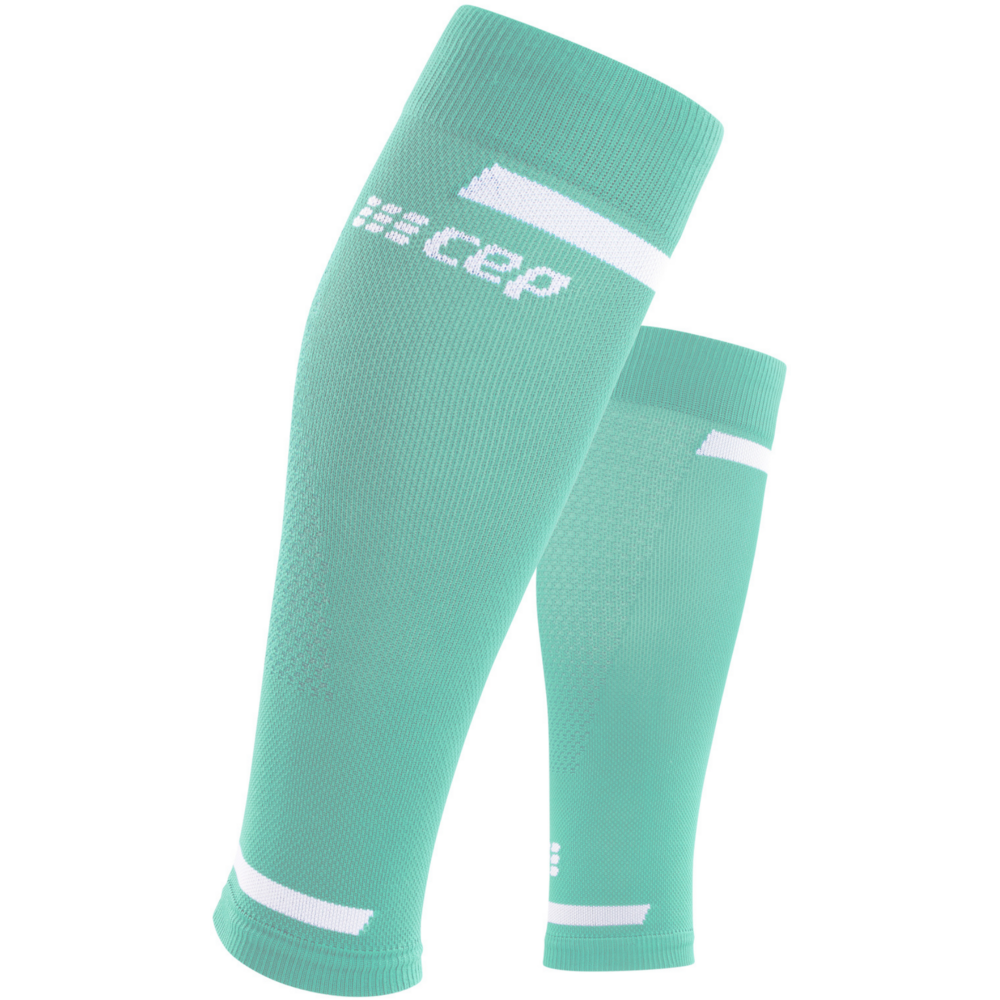 The Run Calf Sleeves 4.0, Men, Ocean, Front View