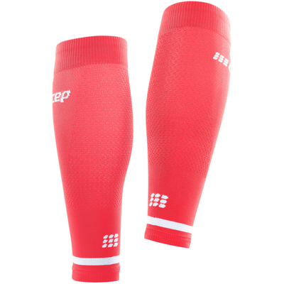 The Run Calf Sleeves 4.0, Men, Pink, Back View