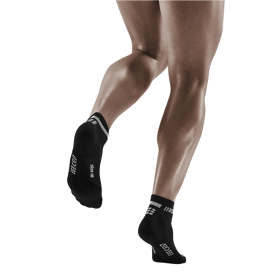 The Run Low Cut Socks 4.0, Men, Black, Back View Model