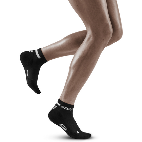 The run calcetines de corte bajo 4.0, mujeres, negro