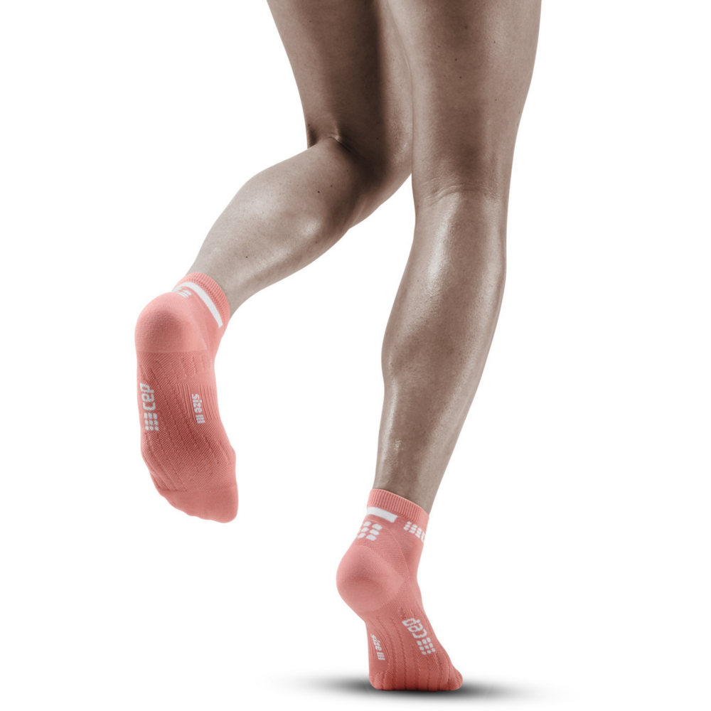 The Run Low Cut Socks 4.0, Women, Rose, Back View Model