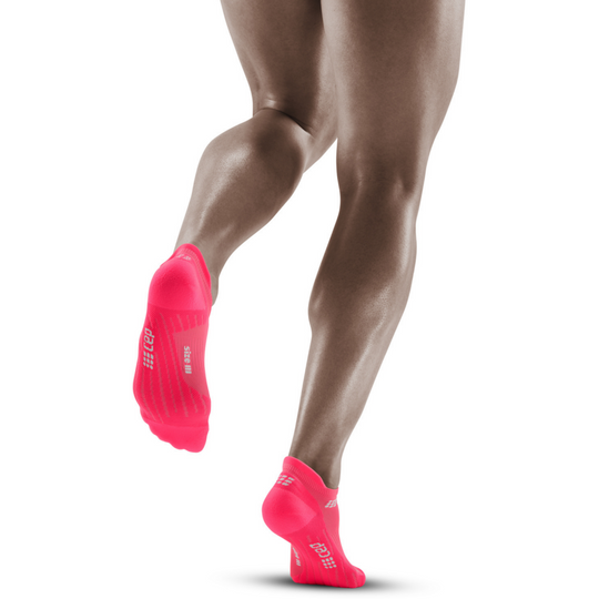 The Run No Show Socks 4.0, Men, Pink, Back View Model