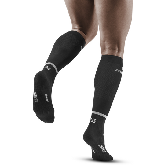 The Run Compression Tall Socks 4.0, Men, Black, Back View Model
