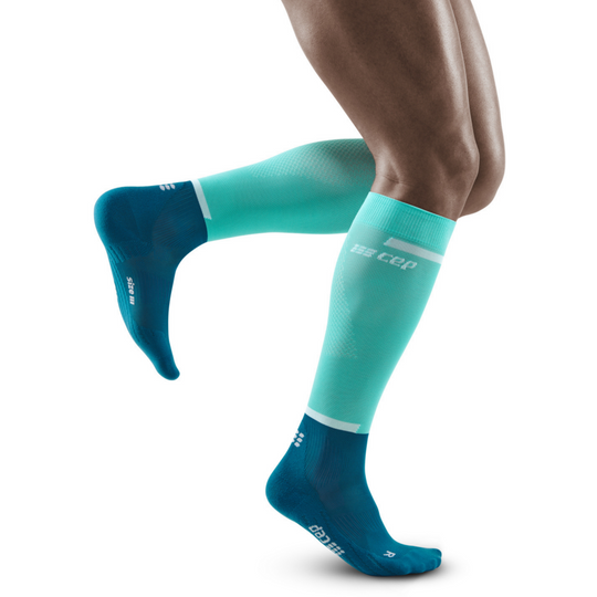 The Run Compression Tall Socks 4.0, Men, Ocean/Petrol
