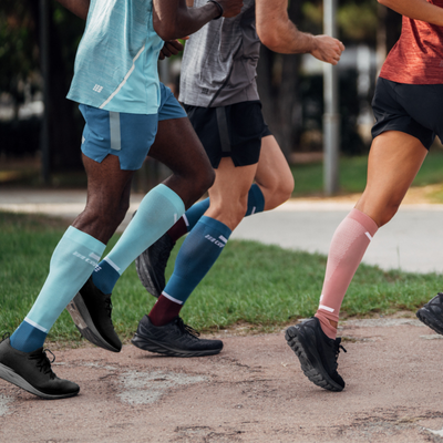 The Run Compression Tall Socks 4.0, Men, Ocean/Petrol, Lifestyle