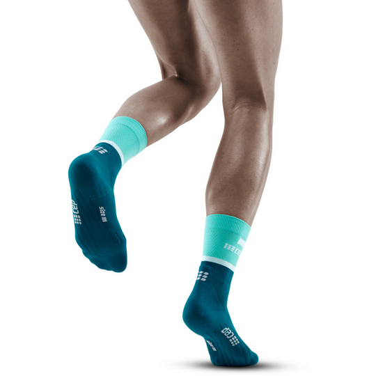 The Run Compression Mid Cut Κάλτσες 4.0, Γυναικείες, Ωκεανός, Μοντέλο Πίσω Όψης