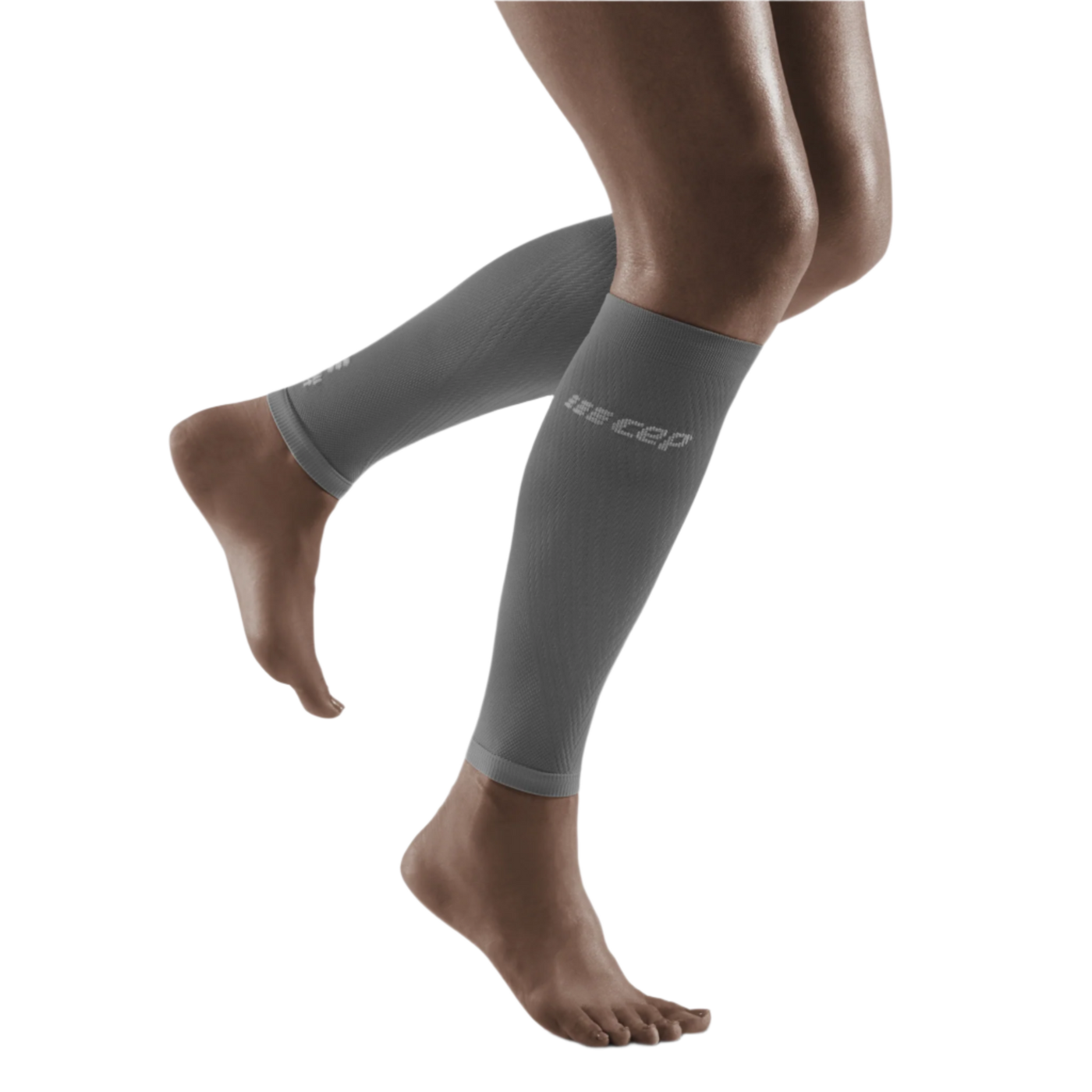 Ultralight Compression Calf Sleeves, Women, Grey/Light Grey