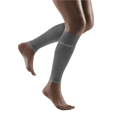 Ultralight Compression Calf Sleeves, Women, Grey/Light Grey