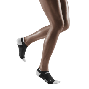 Ultralight No Show Compression Socks, Women, Black/Light Grey