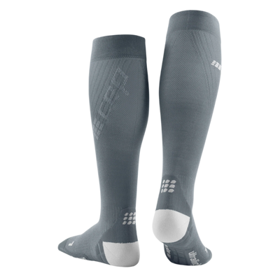 Ultralight Tall Compression Socks, Women, Grey/Light Grey, Back View