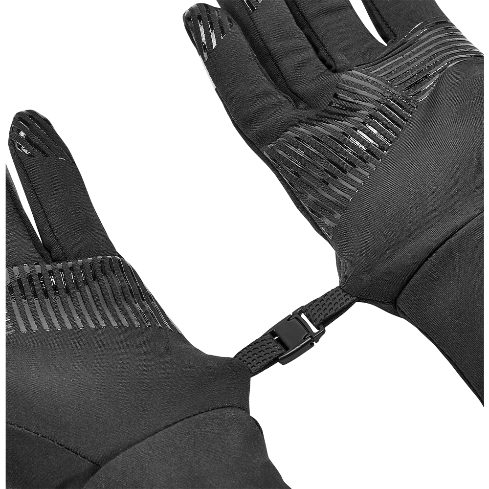 Winter Run Gloves, Black, Detail 2