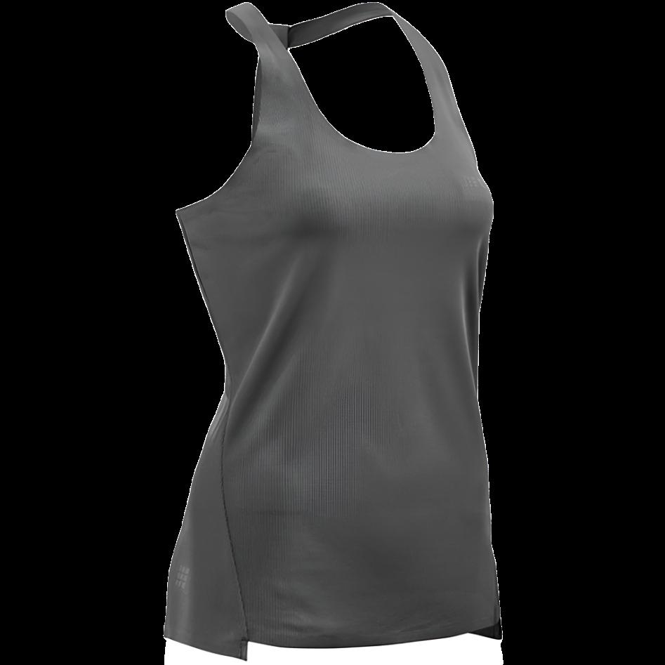 Training Tank Top, Women, Grey, Front View